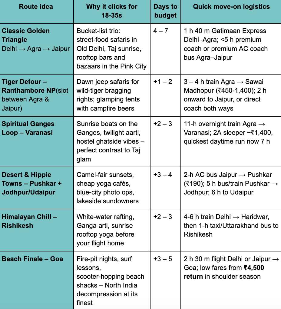 India routes